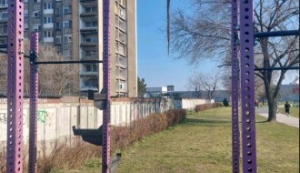 Novi konopac u teretani u parku Prozivka