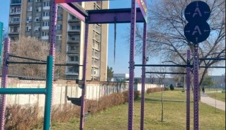 Novi konopac u teretani u parku Prozivka