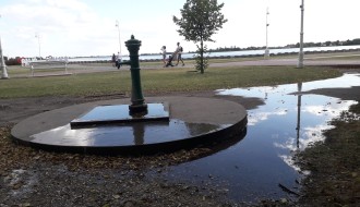 Novi-stari problem odvođenja vode sa česme u parku na Paliču