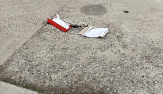 Rupa u Sonje Marinkovic ispred broja 3