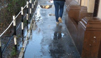 Bušni oluci na zgradi OŠ "Ivan Goran Kovačić"