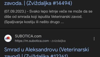 Veterinarski zavod - nepodnošljivi smrad i buka