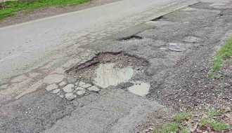 Velika rupa na putu u Otmara Majera