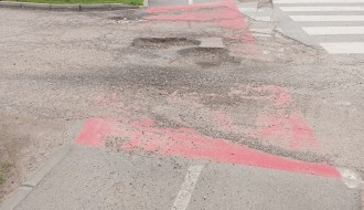 Krateri na putu kod prvog skretanja za Industrijsku zonu