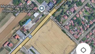 Krateri na putu kod prvog skretanja za Industrijsku zonu