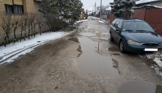 Lokve, voda i blato u Avalskoj ulici