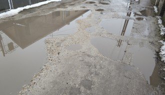 Lokve, voda i blato u Avalskoj ulici