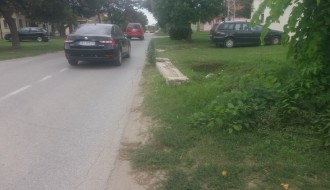 Betonski stub polegnut u Gundulićevoj ulici