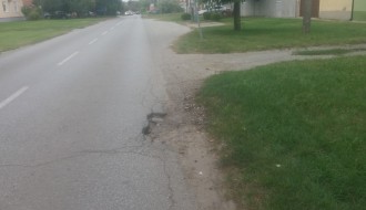 Udarna rupa u Gundulićevoj ulici