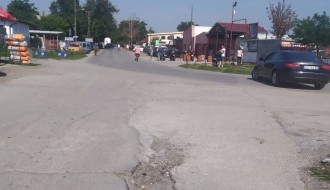 Oštećenje kolovoza u Velebitskoj ulici