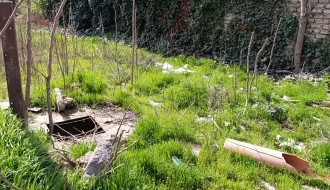 Otpad na početku ulice Jovana Cvijića