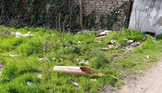 Otpad na početku ulice Jovana Cvijića