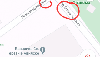 Udarne rupe kod Katedrale