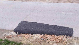 Oštećenje kolovoza u Mačvanskoj