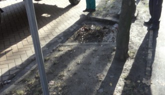 Zatrpavanje odvoda za atmosferske vode (Ulica Braće Radića)