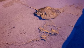 Udarne rupe u Somborskoj ulici