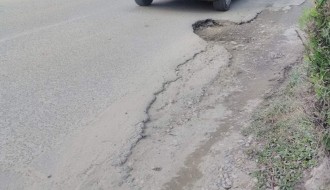 Udarni "krater" kod škole u Tavankutu