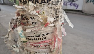 Narušavanje izgleda grada lepljenjem plakata