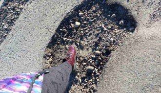 Krateri u ulici  Starine Novaka