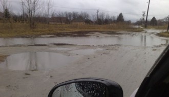 Ulica Josipa Kolumba pod vodom