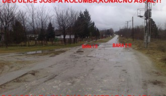 Ulica Josipa Kolumba pod vodom