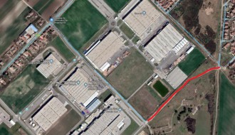 Predlog za obilazni put iza fabrike Simens