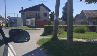 Nepreglednost iz Šantićeve ulice