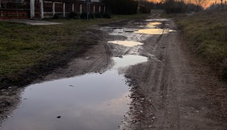 Železnička ulica na Paliću neprohodna posle padavina