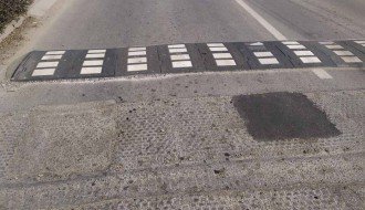 Udarna rupa u ulici Evgenija Kumičića