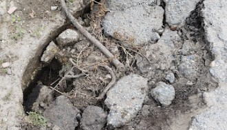 Udarne rupe u Palmotićevoj ulici