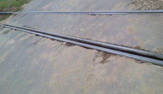 Pružni prelaz na uglu ulice Jovana Mikića i Kosovske