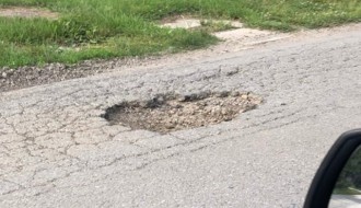 Oprez! Ogromna rupa na Bajskom putu