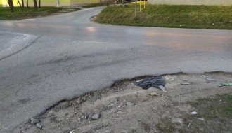 Oštećenja kolovoza u Mačvanskoj ulici