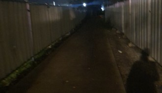 Osvetljenje pešačke staze kod pasarele