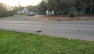 Udarna rupa na Somborskom putu (Franje Kluza)