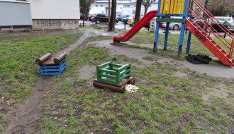 Noćne zabave na dečjem igrališu na Radijalcu