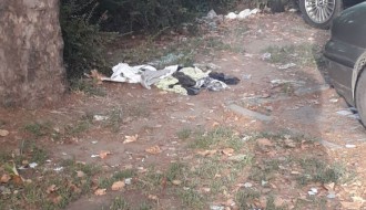 Neuredan parking na Paliću