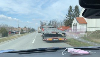 Karađorđev put opet zagušen kamionima