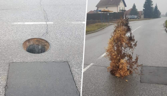 Nestao poklopac na sred prometnog puta