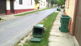 Odnos radnika "Čistoće i zelenila" prema kantama za smeće