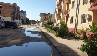 Kireška ulica - nove zgrade bez asfalta