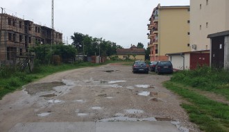 Kireška ulica - nove zgrade bez asfalta