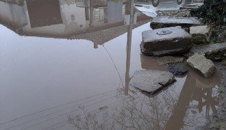 Jasenovačka ulica - voda do kolena