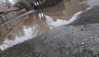 Jasenovačka ulica - voda do kolena