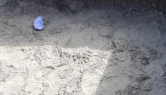 Dosuti pesak u peskarnik na dečjem igralištu u Dudovoj šumi