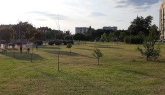 Košenje trave u parku i sušenje drveća na Prozivki