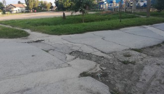 Oštećenja na putu - Ulica Vatroslava Jagića