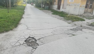 Oštećenja na putu - Ulica Vatroslava Jagića