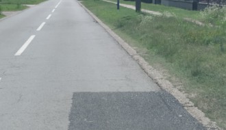 Rupe na putu u Graničarskoj ulici
