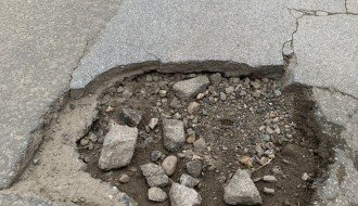 Udarna rupa na Pačirskom putu